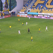 Dan Nistor, gol pentru U Cluj cu Petrolul/ foto: captură @Orange Sport