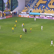 Dan Nistor, gol pentru U Cluj cu Petrolul/ foto: captură @Orange Sport
