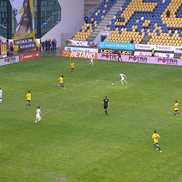 Dan Nistor, gol pentru U Cluj cu Petrolul/ foto: captură @Orange Sport
