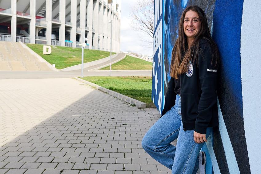 Jennifer Gutierrez, extrema de la CSM București portret Foto: Raed Krishan