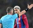 Faza la care Istvan Kovacs a scos cartonașul roșu în Barcelona - PSG