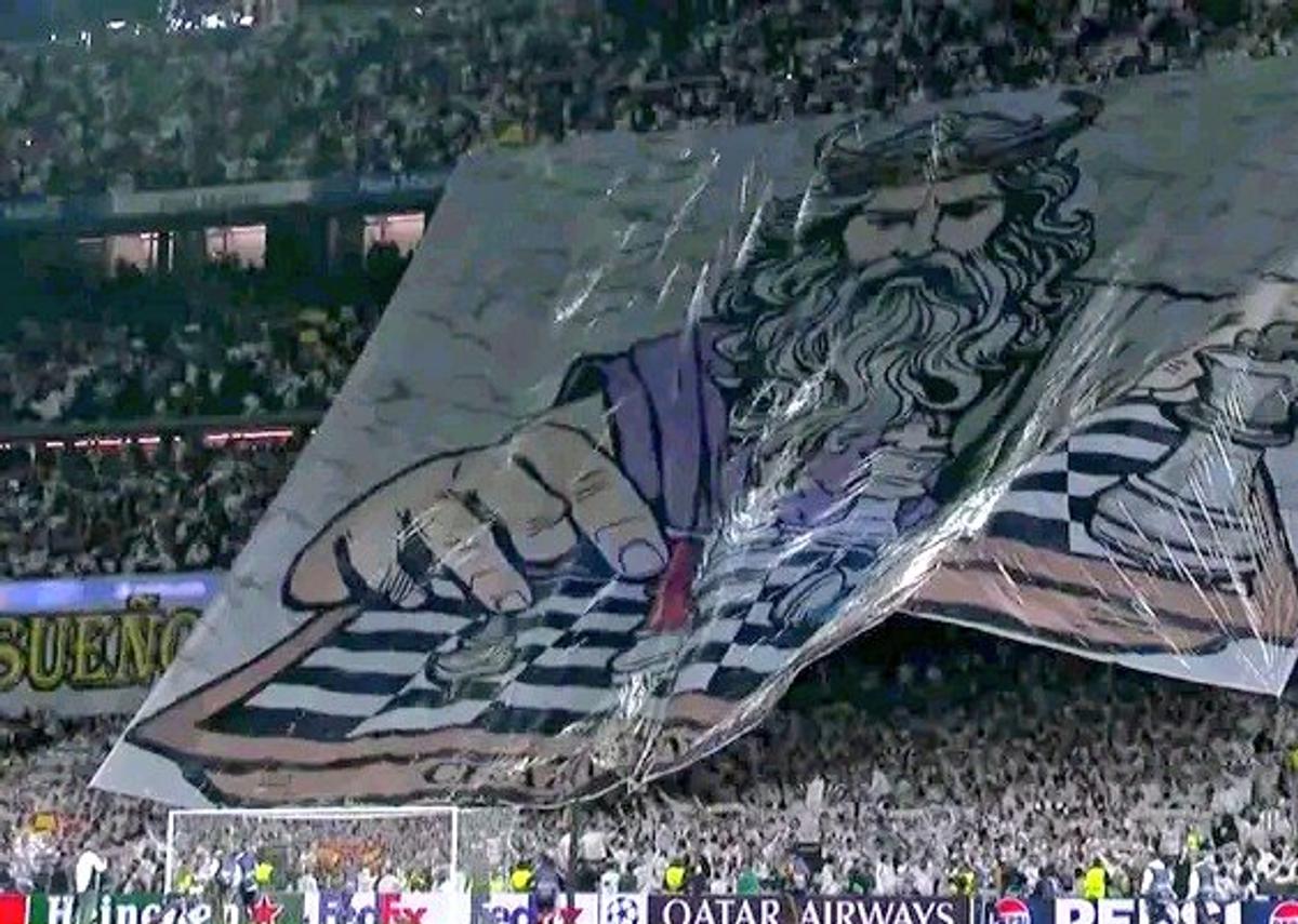 Scenografie impresionantă la Real Madrid - Arsenal