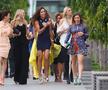 Ivanovic, în centru, la Turneul Campioanelor. Halep e stânga ei / FOTO: Getty