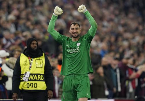 Gianluigi Donnarumma, adevăratul MVP al partidei memorabile Aston Villa - PSG 3-2 / Foto: Imago