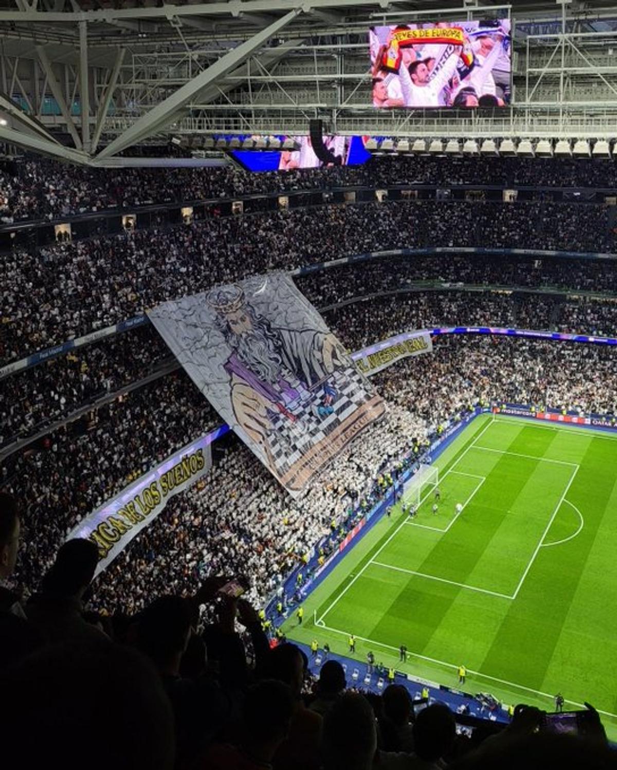 Scenografia din Real Madrid - Arsenal