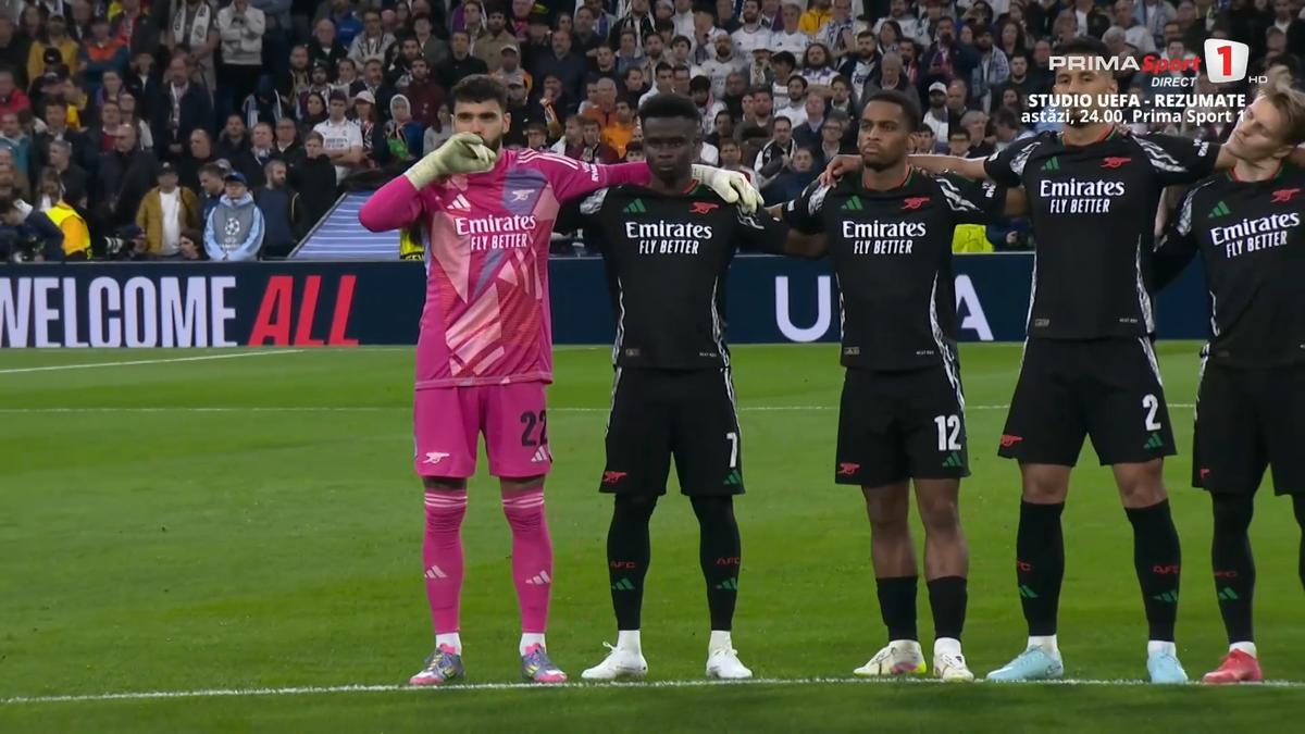 Moment de reculegere înainte de Real Madrid - Arsenal