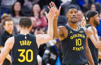 Steph Curry și Jimmy Butler, „Batman” și „Robin” în victoria care a adus calificarea lui Golden State Warriors în play-off-ul NBA