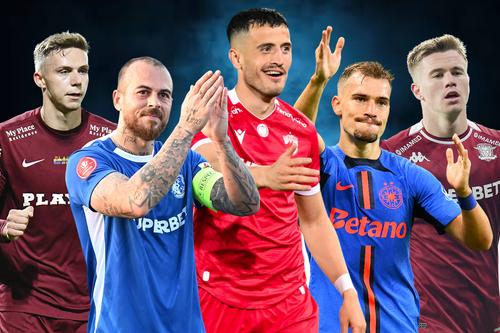Liga 1 se apropie de final. Cine sunt eroii de până acum? / fotomontaj GSP
