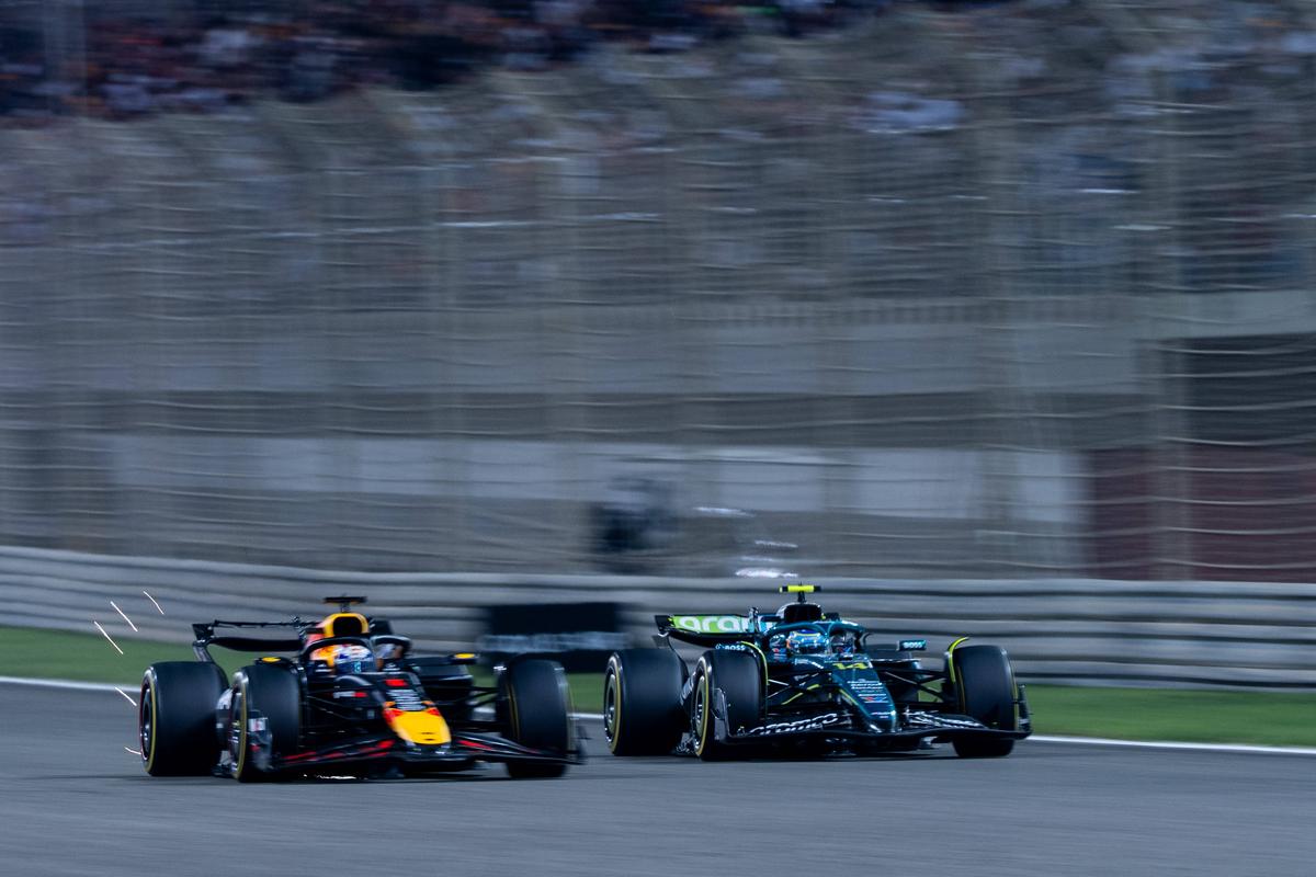 Max Verstappen, în timpul Marelui Premiu de Formula 1 din Bahrain