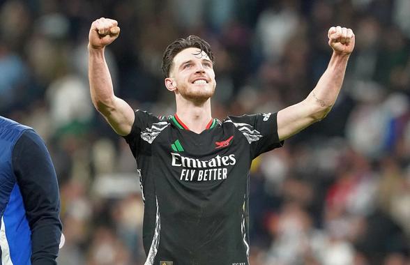 Declan Rice, declarații războinice după Real Madrid - Arsenal: „Toată lumea vorbea despre asta...”