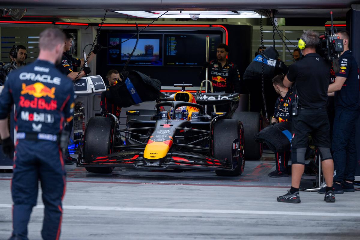 Max Verstappen, în timpul Marelui Premiu de Formula 1 din Bahrain