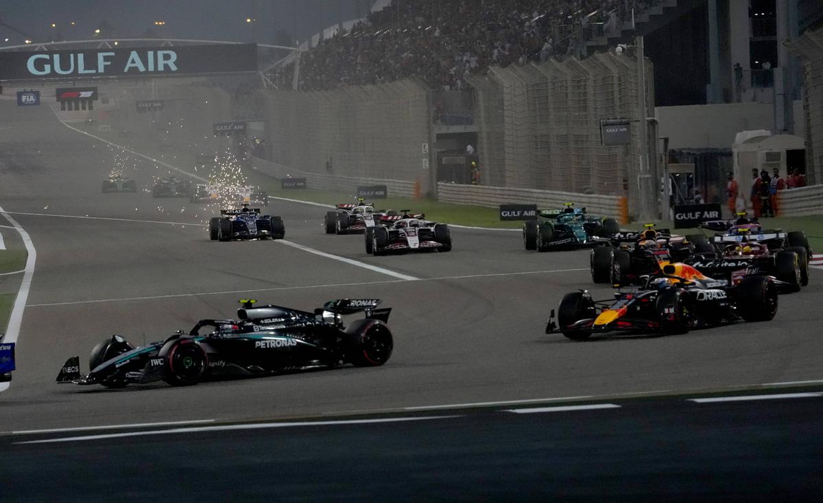 Max Verstappen, în timpul Marelui Premiu de Formula 1 din Bahrain