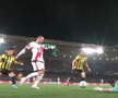 Andrei Rațiu, ocazie monumentală în AEK Atena - Rayo Vallecano // captură DigiSport