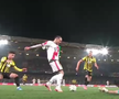 Andrei Rațiu, ocazie monumentală în AEK Atena - Rayo Vallecano // captură DigiSport