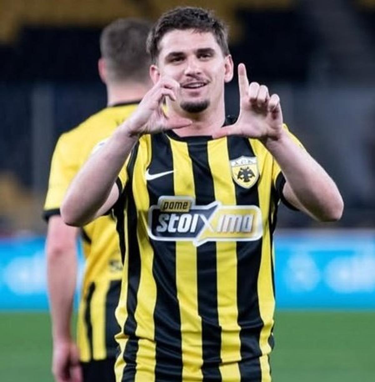 Răzvan Marin a marcat în AEK Atena - Rayo Vallecano
