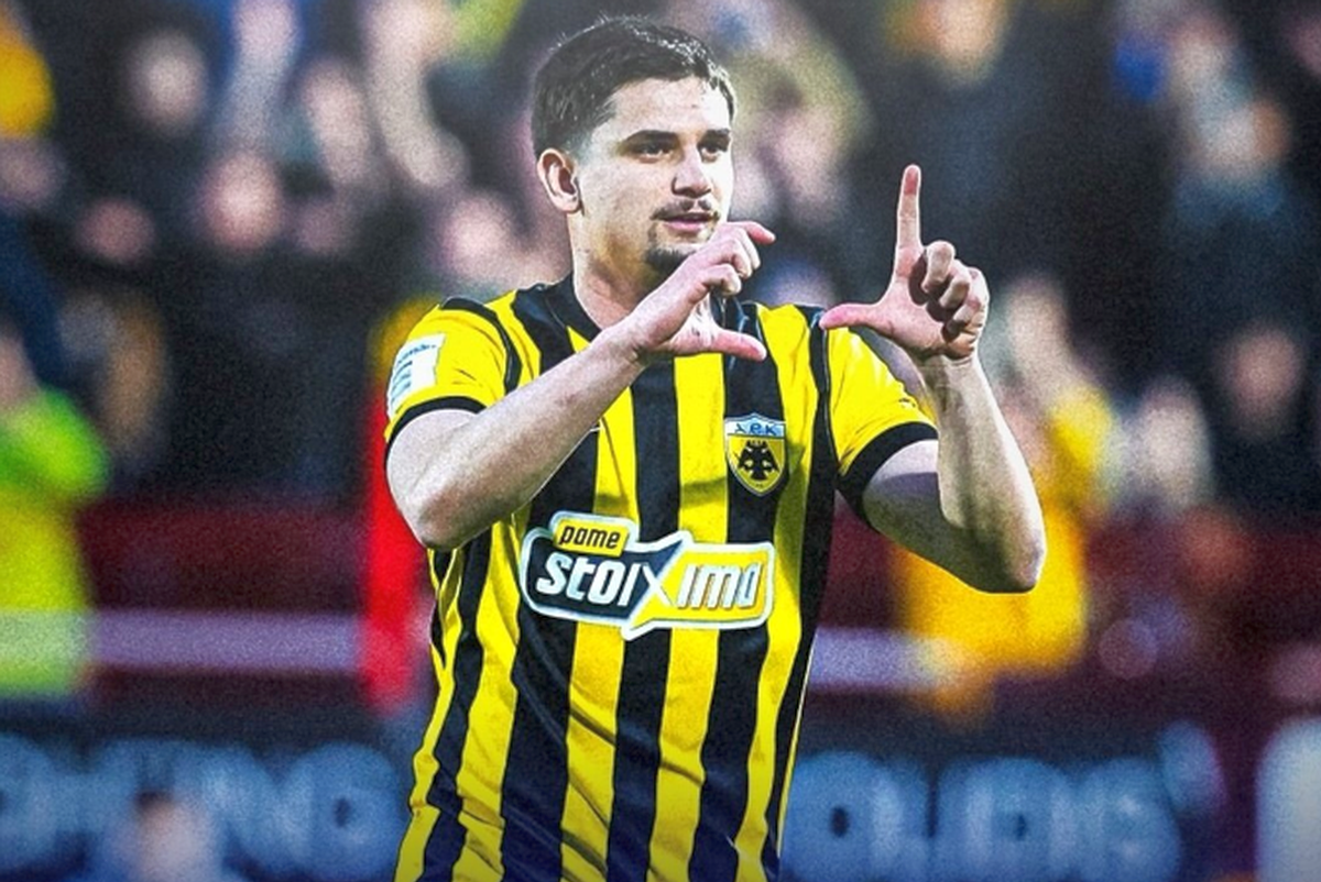 Răzvan Marin a marcat în AEK Atena - Rayo Vallecano