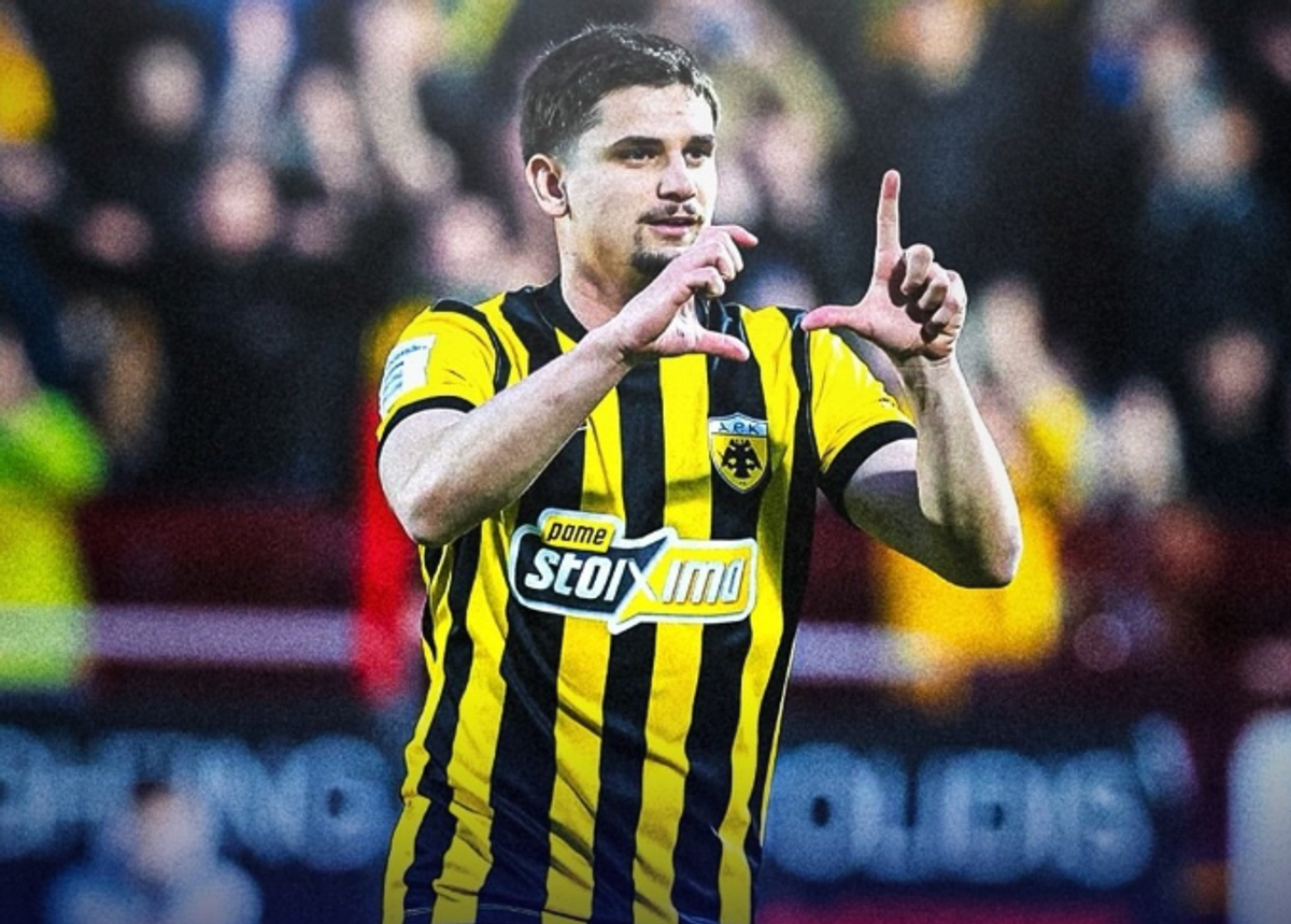 Răzvan Marin a marcat în AEK Atena - Rayo Vallecano