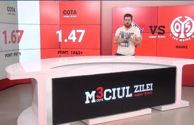 Meciul zilei. 3 cote pe care nu trebuie să le ratezi la Koln - Mainz