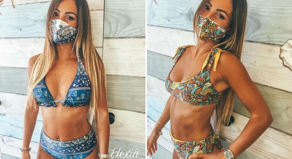 FOTO La plajă în „trikini” » Costumele de baie vor fi din trei piese! Cum vor arăta