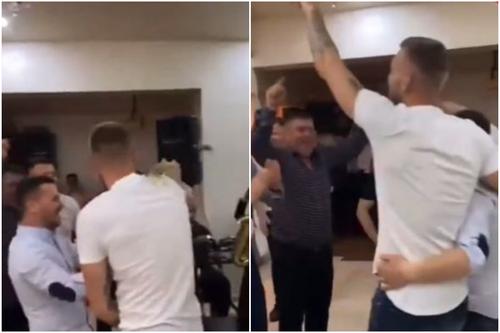 Alexandru Crețu s-a distrat pe cinste la nunta sa // foto: Instagram