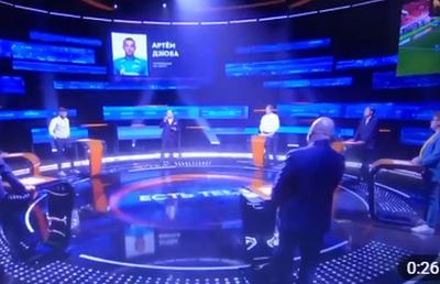Moment incredibil în prime-time la o televiziune din Rusia » Colosul Dzyuba, confundat: „Tocmai am realizat că am discutat cu altcineva”