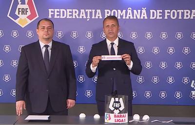 S-a încheiat tragerea la sorți pentru baraje » Unde și când se joacă meciul decisiv dintre Dinamo și U Cluj