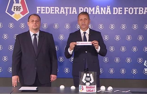 S-a încheiat tragerea la sorți pentru baraje » Unde și când se joacă meciul decisiv dintre Dinamo și U Cluj