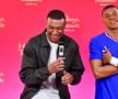 Kylian Mbappe și statuia lui de ceară / Foto: GettyImages