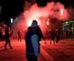 „Cine sare? Hunedoara!” » Imagini de senzație în centrul orașului: mii de fani au sărbătorit alături de jucători la 3 dimineața succesul din Cupa României