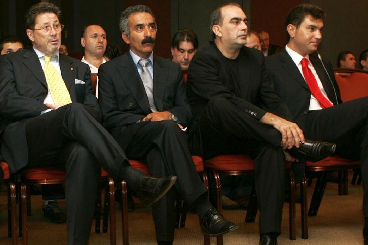 Bagher Karimzadeh, între Cornel Dinu și Gigi Nețoiu / Sursă foto: Arhivă Gazeta Sporturilor