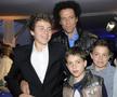 Younes El Aynaoui în 2012 cu fiii săi Ewon, Noan și Neil Foto: Imago