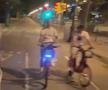 Imaginile serii după ce Barcelona a devenit campioană » 4 jucători s-au dus cu bicicleta la colegul din spital
