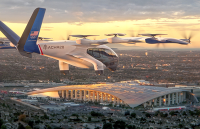 Invenție fabuloasă pregătită pentru Jocurile Olimpice 2028: deplasările la Los Angeles s-ar putea face cu taxiuri aeriene