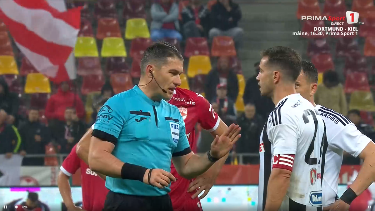 Alex Chipciu, gesturi uluitoare în Dinamo - U Cluj » S-a tăvălit în fața lui Istvan Kovacs, apoi a fost eliminat