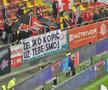 Suporterii lui Dinamo cu U Cluj
