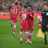 Momente speciale pentru Răzvan Patriche, la ultimul meci la Dinamo/ foto: Eduard Vînătoru