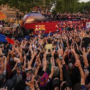 Imaginile de la petrecerea de titlu a celor de la FC Barcelona / FOTO: GettyImages