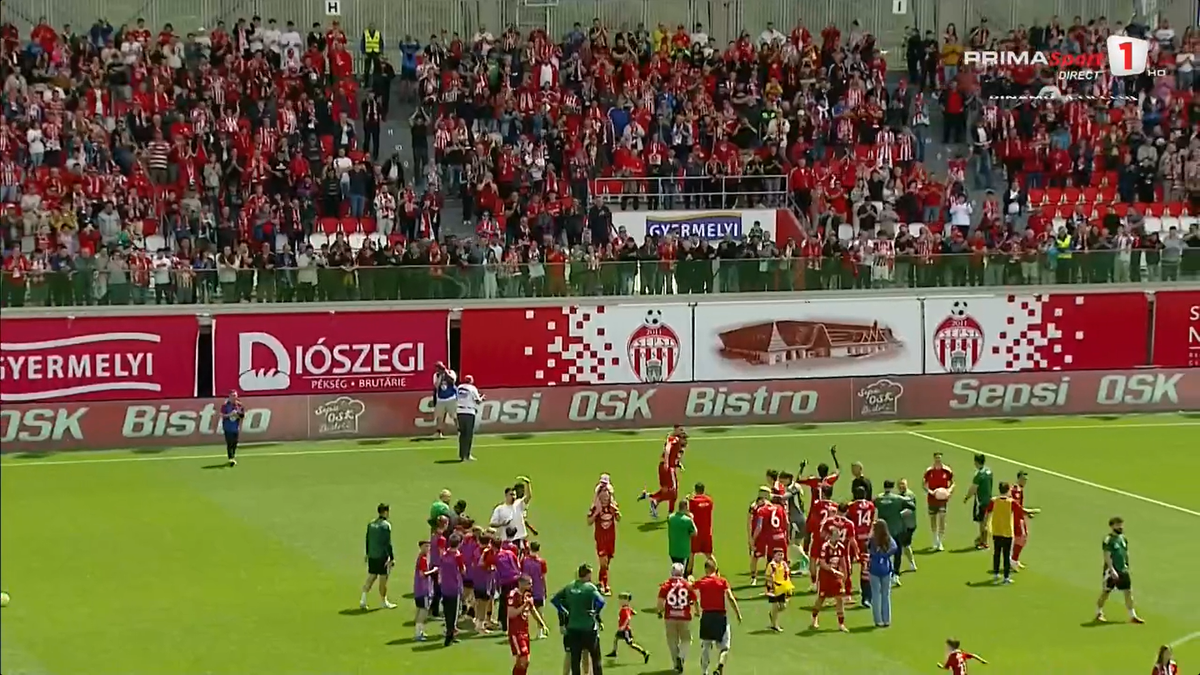 Sepsi a sărbătorit revenirea în Superliga