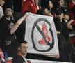 Fanii protestează  noua siglă, Dinamo - CFR Cluj // foto: Cristi Preda (GSP)