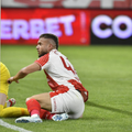 George Pușcaș a ieșit accidentat în prima repriză a meciului Dinamo - CFR // FOTO Crisi Preda (GSP.ro)