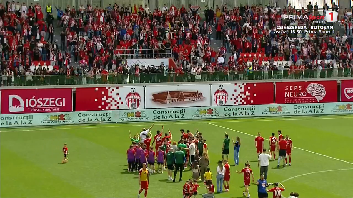 Sepsi a sărbătorit revenirea în Superliga