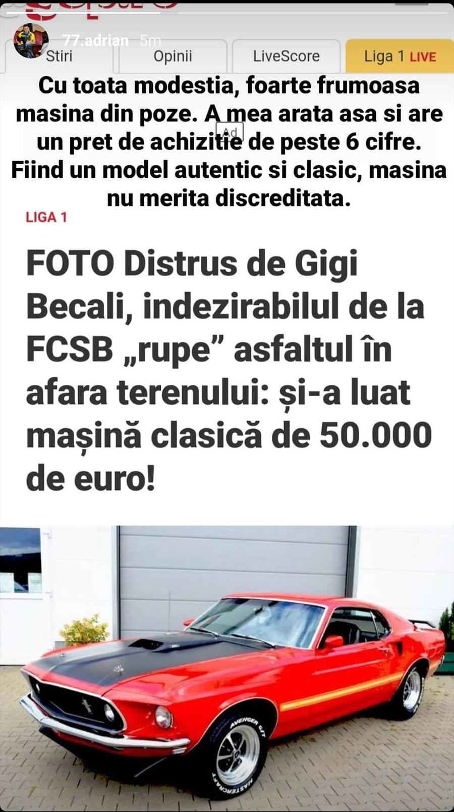FOTO / UPDATE Distrus de Gigi Becali, indezirabilul de la FCSB „rupe” asfaltul în afara terenului! Reacția jucătorului