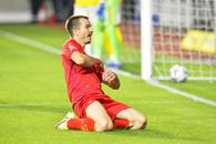 „Tricolorii” lui Edi l-au trimis pe Mugosa într-o galerie selectă, alături de Haaland, Lewandowski sau Ferenc Puskas