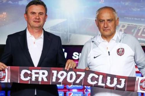 Andrea Mandorlini a fost prezentat la CFR Cluj / Sursă foto: Facebook@ CFR Cluj