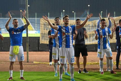 Ivan Martic (nr 27) a plecat de la CS Universitatea Craiova. 
Foto: Imago