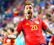 Joselu, autorul golului victoriei Spaniei în semifinala Ligii Națiunilor cu Italia (2-1), foto: Guliver/gettyimages