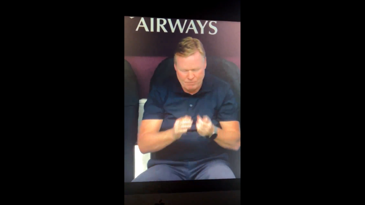 Ronald Koeman, gest dezgustător în timpul meciului Polonia - Olanda