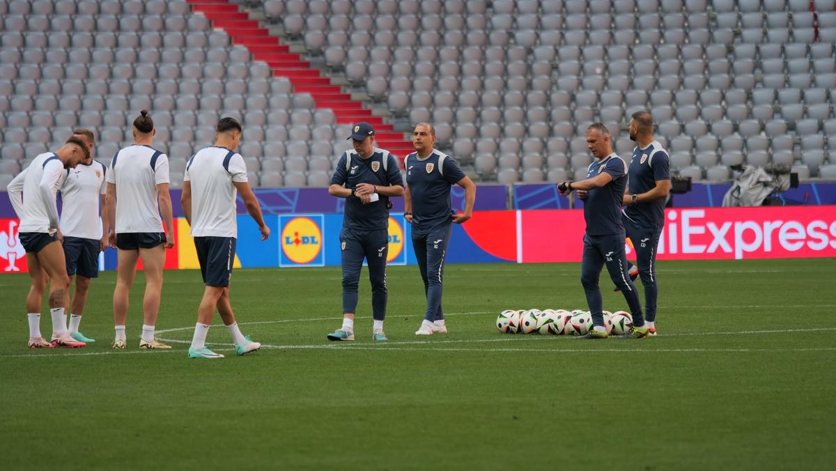 Antrenamentul echipei naționale înaintea meciului cu Ucraina, de la Euro 2024