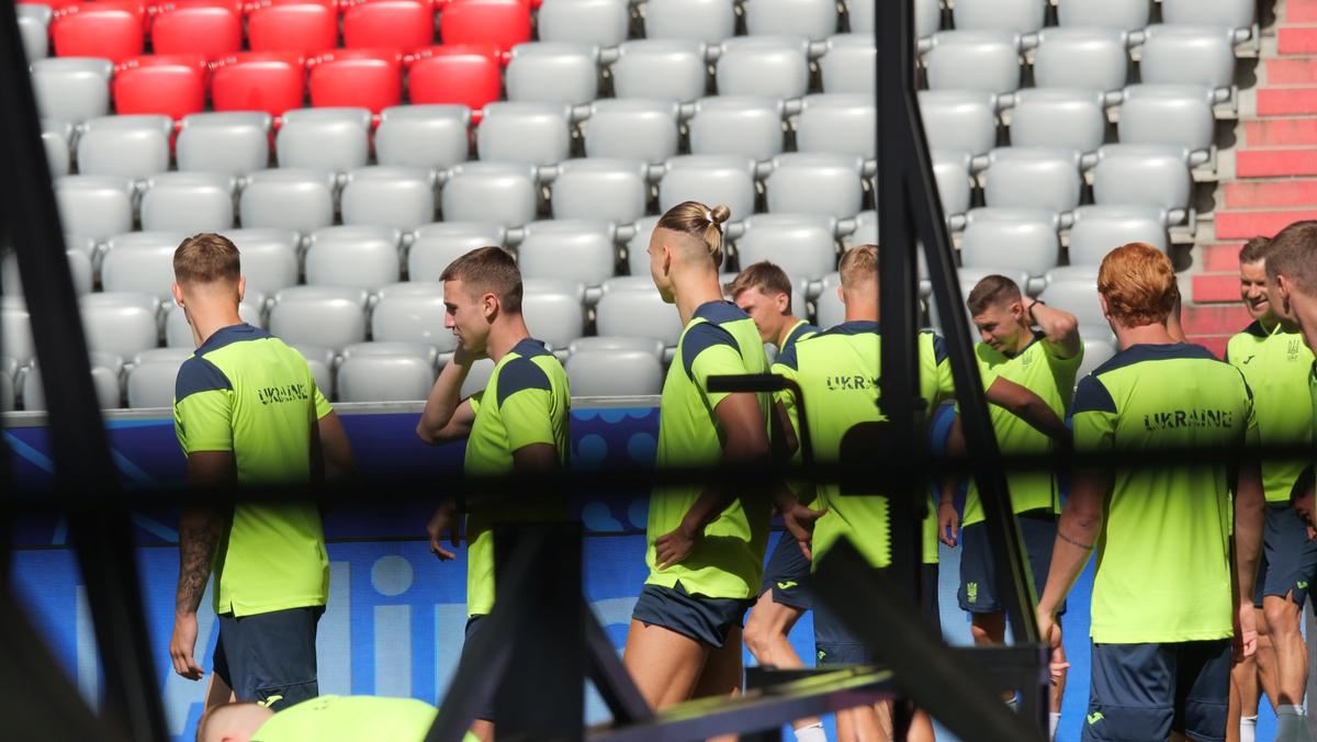 Antrenament Ucraina înaintea meciului cu România (Euro 2024)