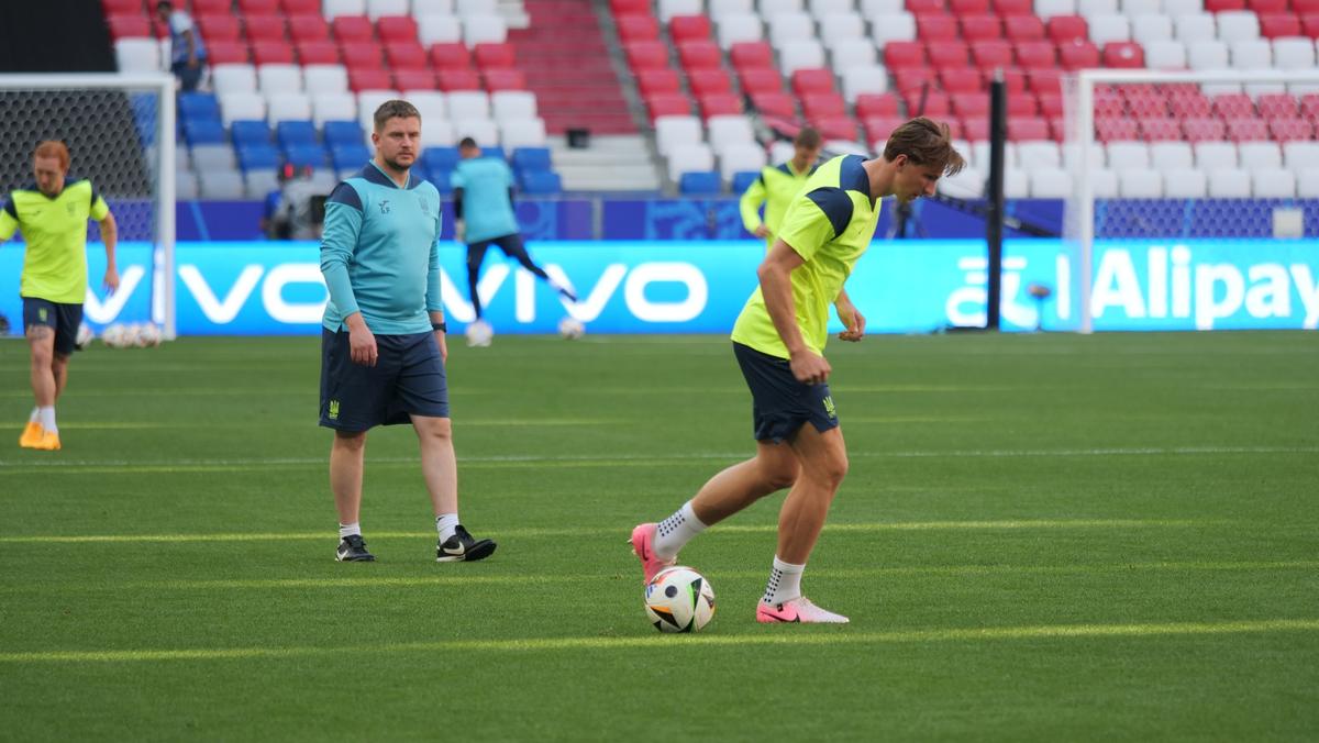 Antrenament Ucraina înaintea meciului cu România (Euro 2024)
